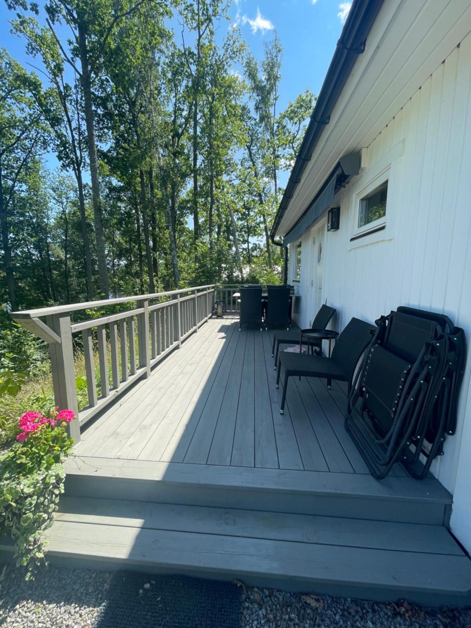 Humlegarden Lake Cottage, Horn Exterior foto